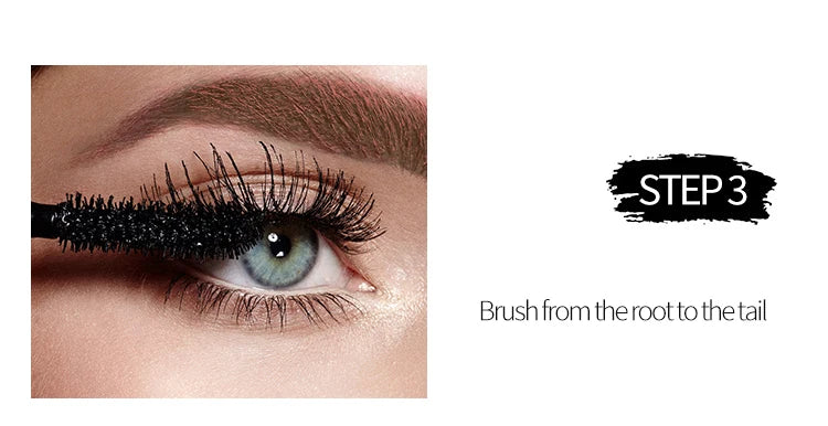 Eyeliner and Mascara Set by YANQINA with Eyebrow Pencil, Liquid Eye Liner and Volumizing Curl-Look Mascara for Everyday and Evening Makeup