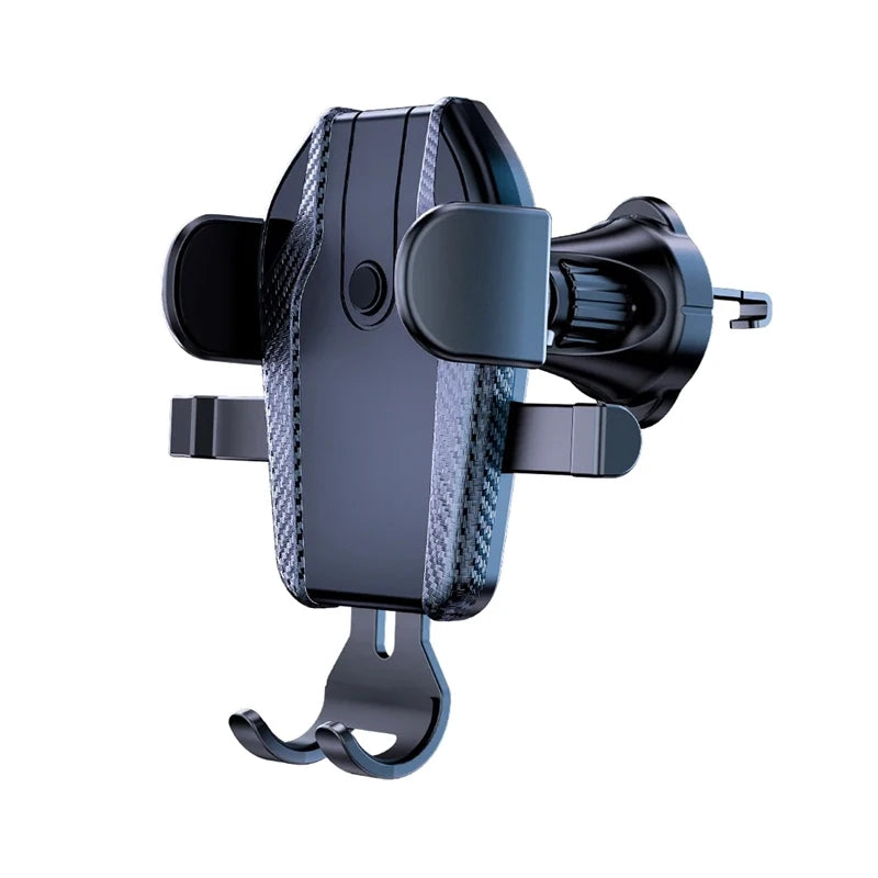Suction Cup and Air Vent Car Phone Holder Options with Gravity Expansion Reference, Nine Style Labels for Compatible Smartphone Navigation Screen Positioning