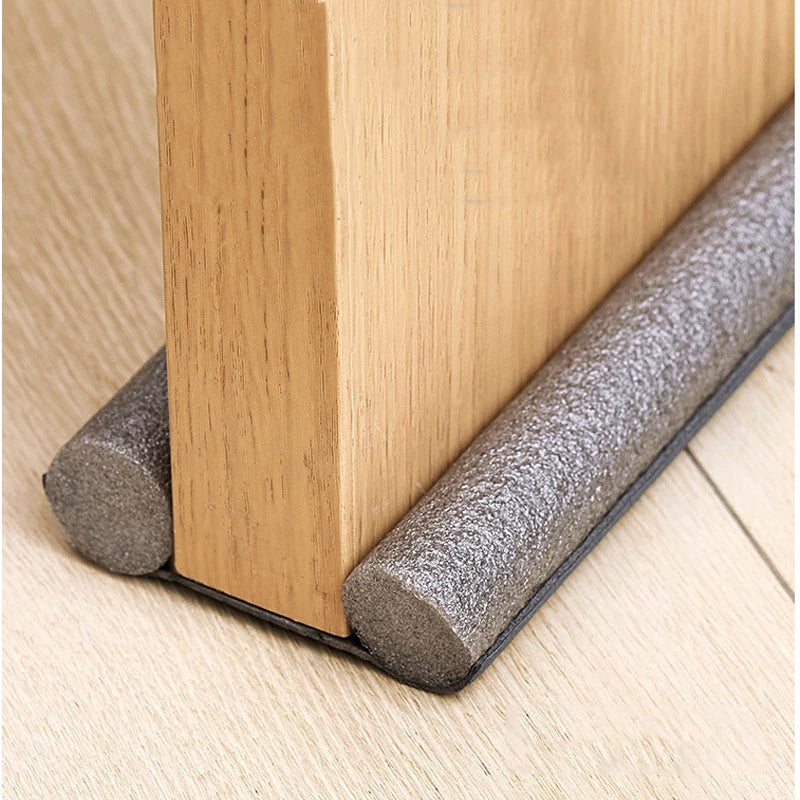 Flexible Door Bottom Sealing Strip in Grey, Black or White, Weatherstrip Guard for Compatible Door Gaps and Everyday Household Draft and Dust Management