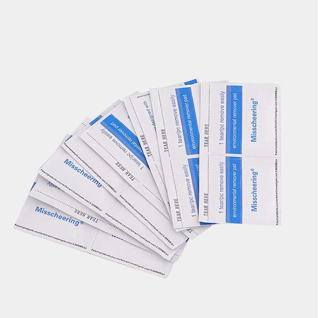 Gel Polish Remover Wet Wipes with 50, 100 or 200-Piece Pack Options, Nail Art Cleaning Paper Pads for Adult At-Home Manicure Removal Routines