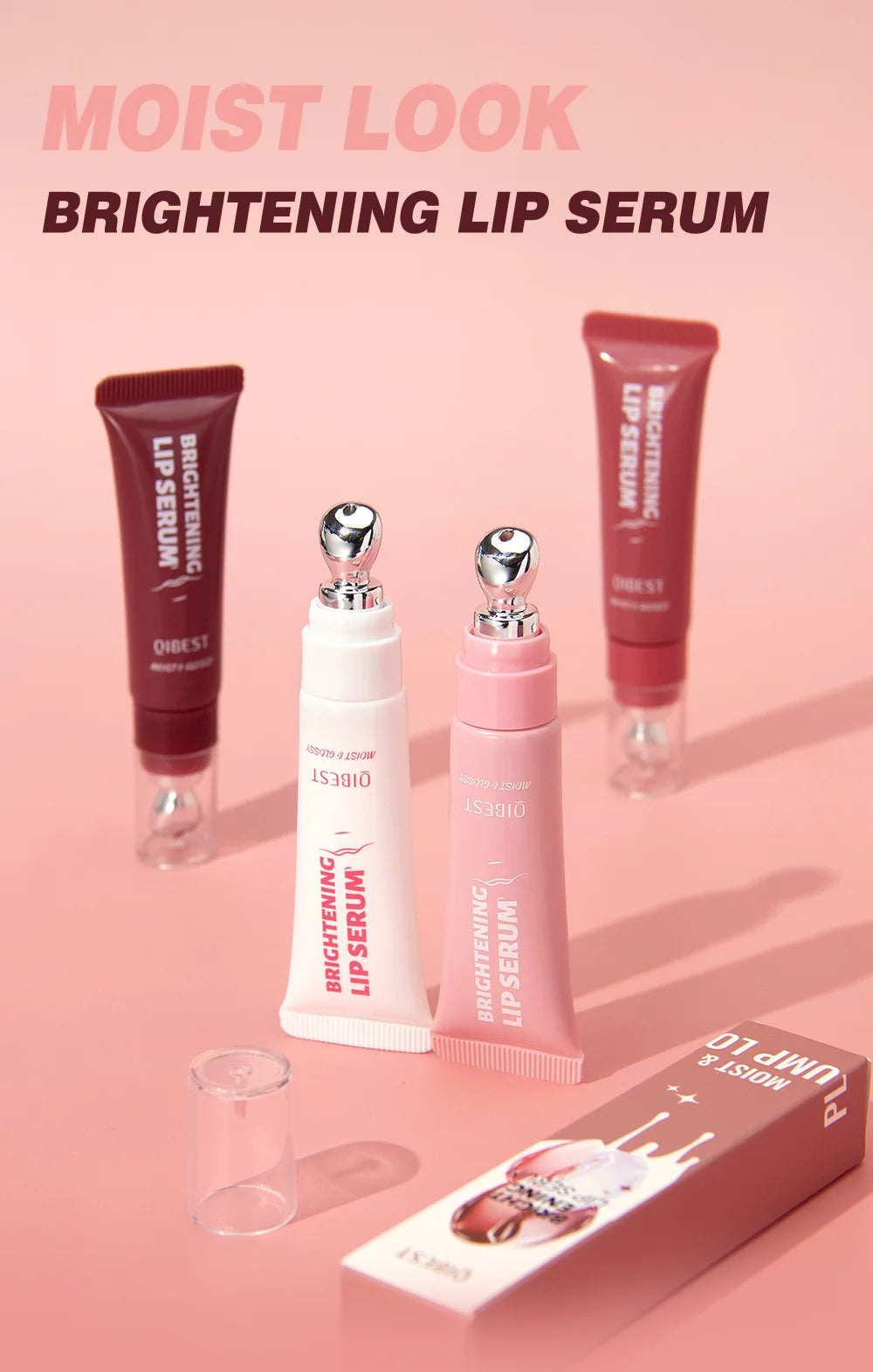Hydrating Lip Gloss for Women, Moisturizing Lip Glaze with Four Numbered Color Options for Everyday Makeup and Special-Occasion Beauty Looks