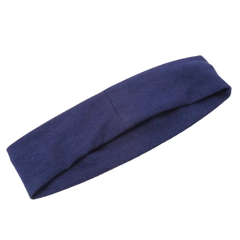 Elastic Sports Headbands for Women, Seven-Piece Stretchy Cloth Hairband Set in Black, Pink, Grey or Style Selections for Yoga, Running and Casual Hair Styling
