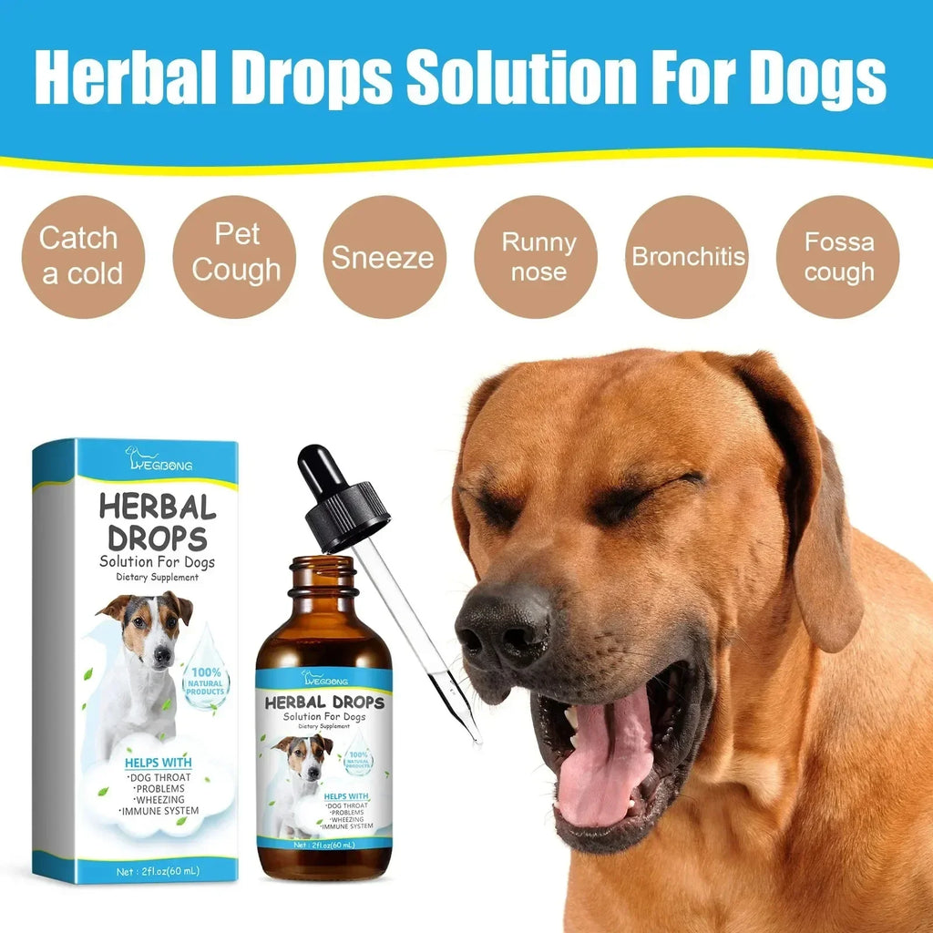 Yegbong Pet Drops, Listed 60ml Boxed Liquid Format with Single-Unit and Multi-Unit Option Labels, Ingredient and Veterinary Suitability Review Required Before Use