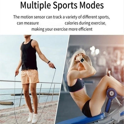 USB Charging Smart Watch with Step Counter, Music Control and Circular Touch Button, Soft Silicone Fitness Bracelet in Black, Pink, White or Silver