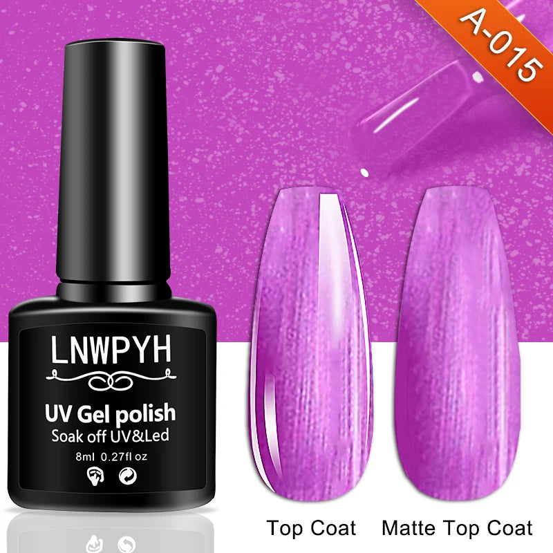 18-Color Gel Nail Polish Kit by LNWPYH with Three Extension Gel Colors, Base and Top Coats, UV LED Lamp and Nail Drill Reference for Adult Manicure Designs