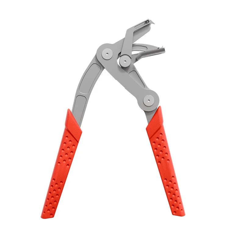 Car Clip Removal Pliers with Spring-Assisted Lever, Four-Point Support and Stainless Steel Construction for Compatible Door Panel Fasteners and Interior Trim