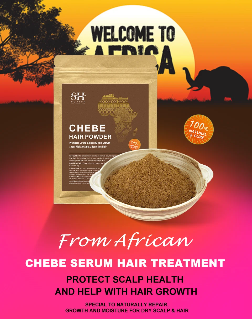 Chebe Hair Powder with One, Two or Three-Piece Pack Options for Label-Guided Cosmetic Hair Care Selection and Personal Routine Planning