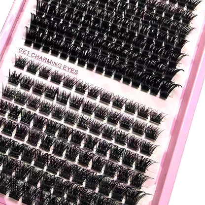 Multi-Row Lash Clusters and Spikes with Manga Style Options, 14, 15, 16 and 30-Row Labels Across 22 Selections for Adult Creative Eye Makeup Looks