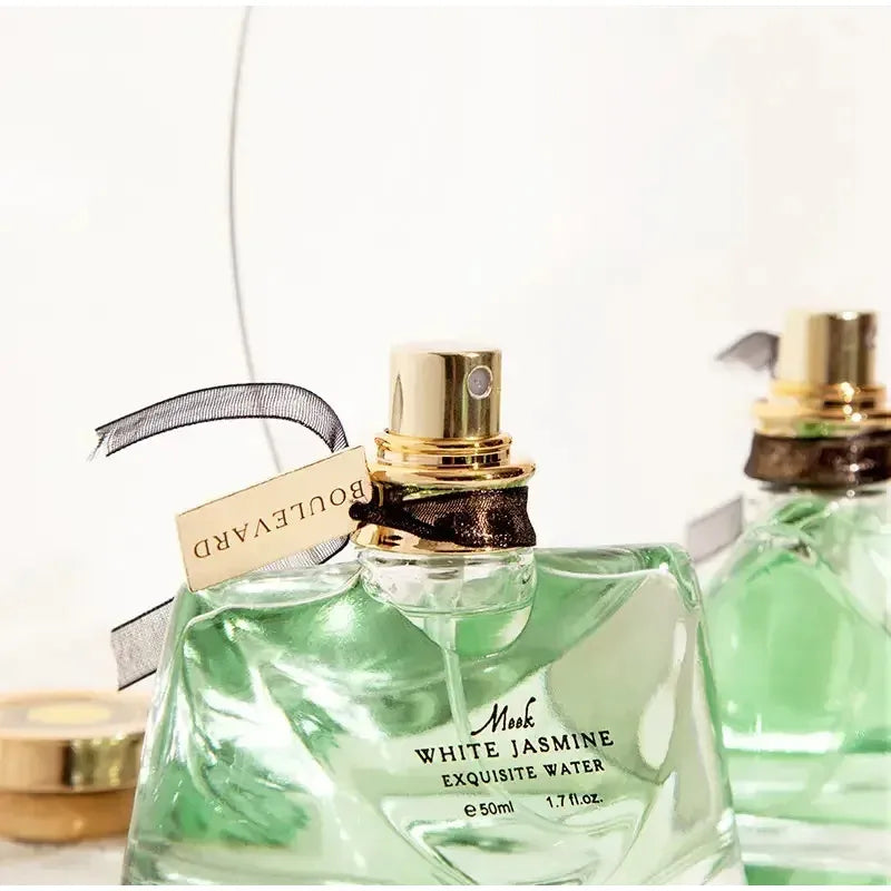 Jasmine Perfume with Listed 50ml Size, Night Jasmine or Two-Piece Package Labels and Grapefruit, Tea, Musk and Cedar Scent Notes for Unisex Fragrance Selection