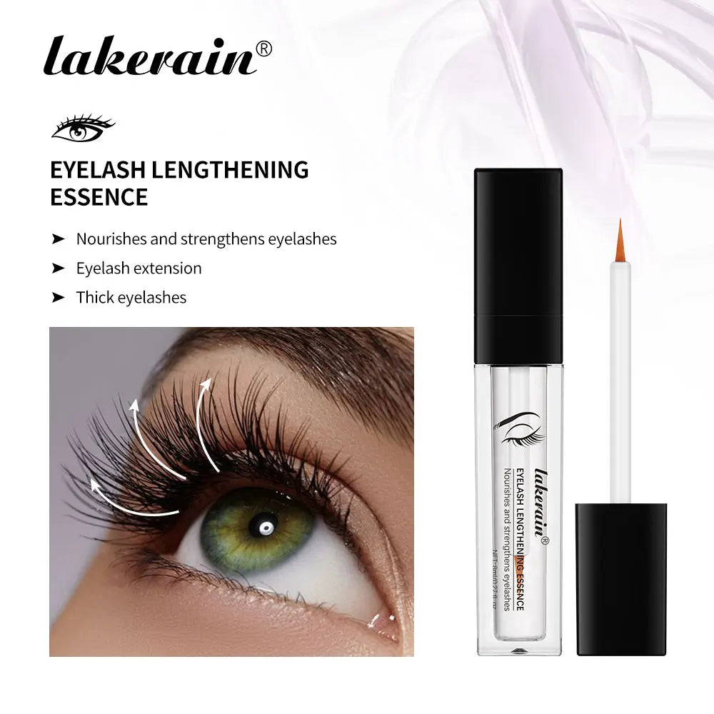 Eyelash Serum and Eyebrow Serum in Listed 8ml Size, Single Lash and Brow Cosmetic Product for Personal Beauty Routines and Everyday Makeup Collections