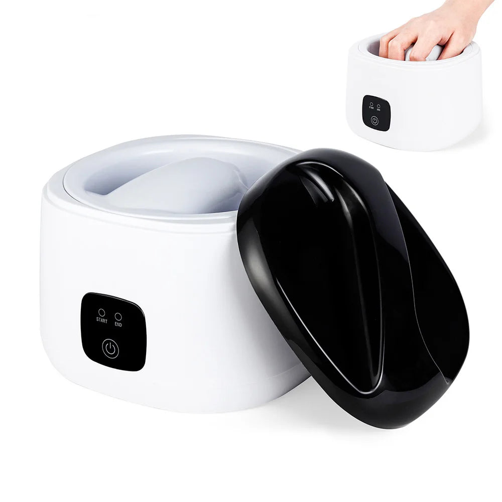 Electric Nail Soaking Bowl with Five-Finger Liner, Listed 36W Power, One-Button Control and Two-Hour Shut-Off, US, EU, UK or AU 100–240V Options
