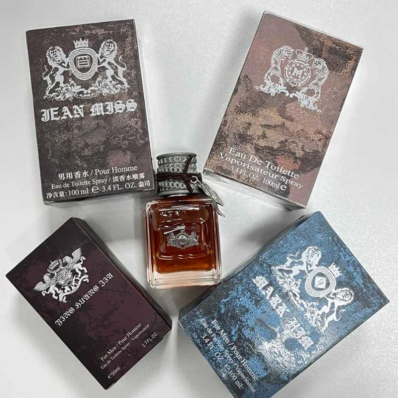 Oud Wood Men's Perfume with Sandalwood-Inspired Warm Spicy Woody Scent Profile, Multiple Fragrance Options for Everyday Wear and Gifts