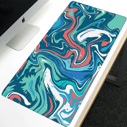 Strata Liquid Mouse Pad by Mairuige, Rubber Desk Mat in Five Sizes up to 900 x 400 mm for Gaming Stations, Computer Desks and Home Offices