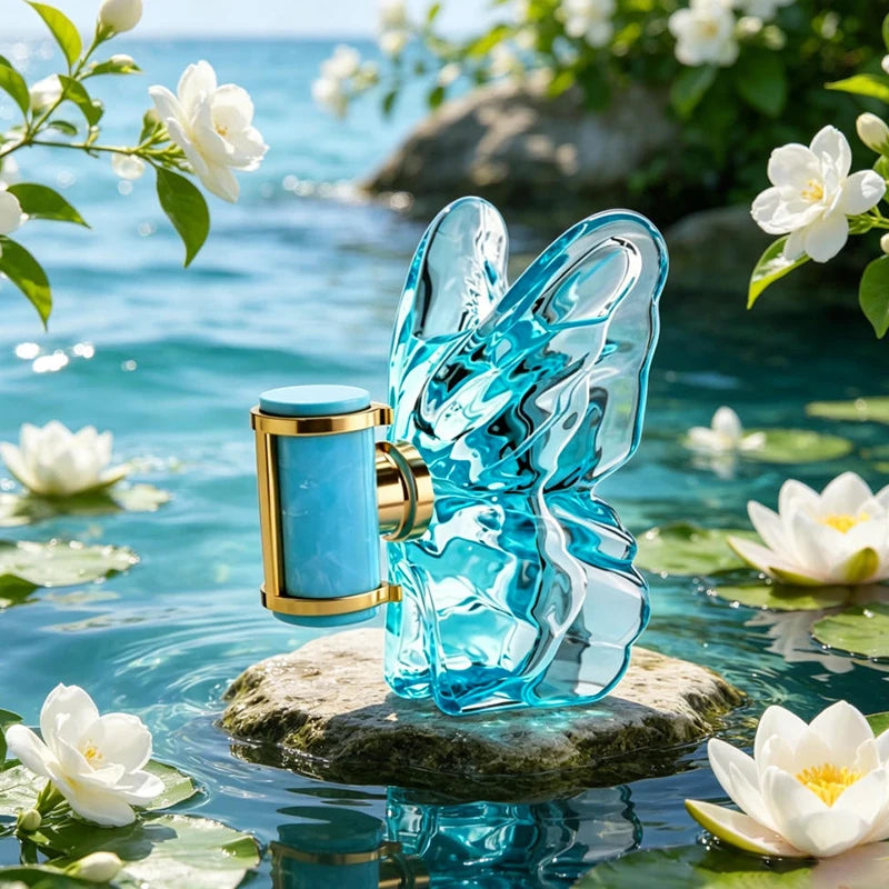 Butterfly Bottle Perfume for Women, 35ml Floral and Vanilla Options Plus 50ml Jasmine, Lemon or Grapefruit Fragrance Choices for Daily Wear and Gifts