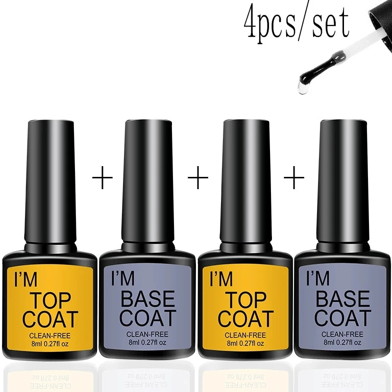 Gel Polish and Poly Extension Nail Kit by LNWPYH with 18 Polish Colors, Nine Extension Colors, Base and Top Coats, UV LED Lamp and Drill for Adult Manicures