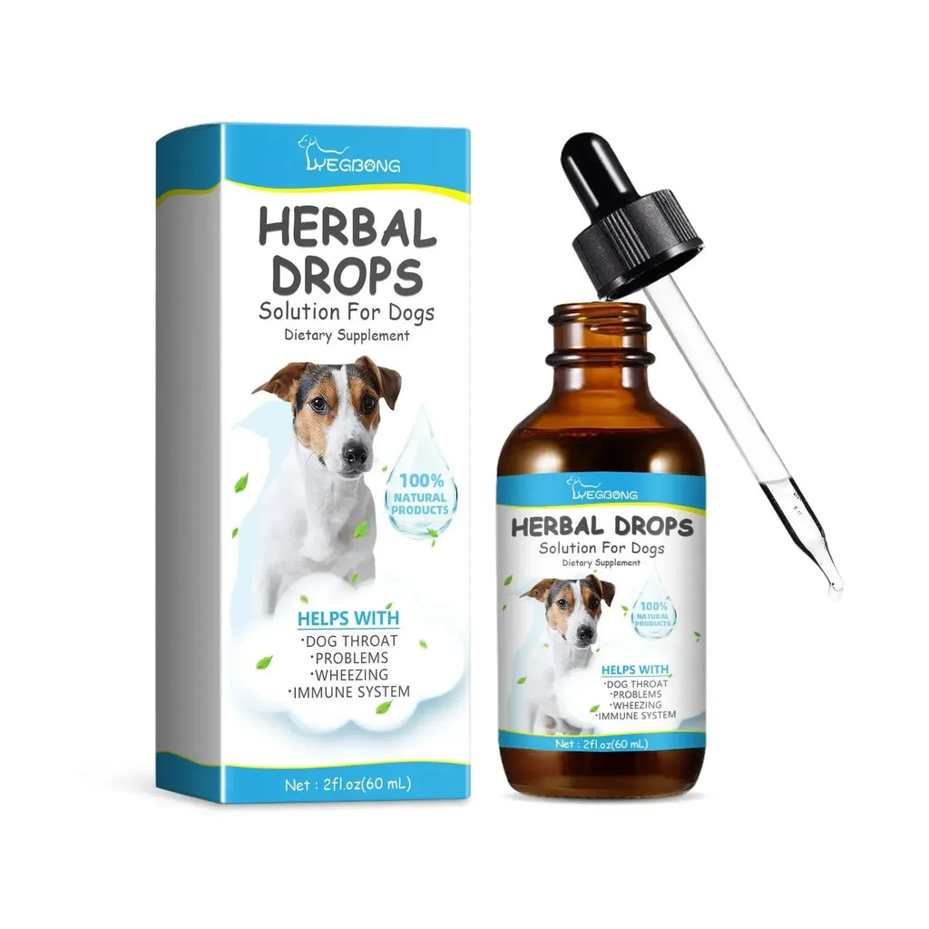 Yegbong Pet Drops, Listed 60ml Boxed Liquid Format with Single-Unit and Multi-Unit Option Labels, Ingredient and Veterinary Suitability Review Required Before Use