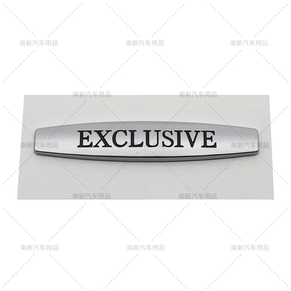 Zinc Alloy Car Badge Emblem with 3D Adhesive Styling for Body, Fender and Trunk, A-R Design Codes with Prime, Night, Grand, Exclusive and Sport Edition References