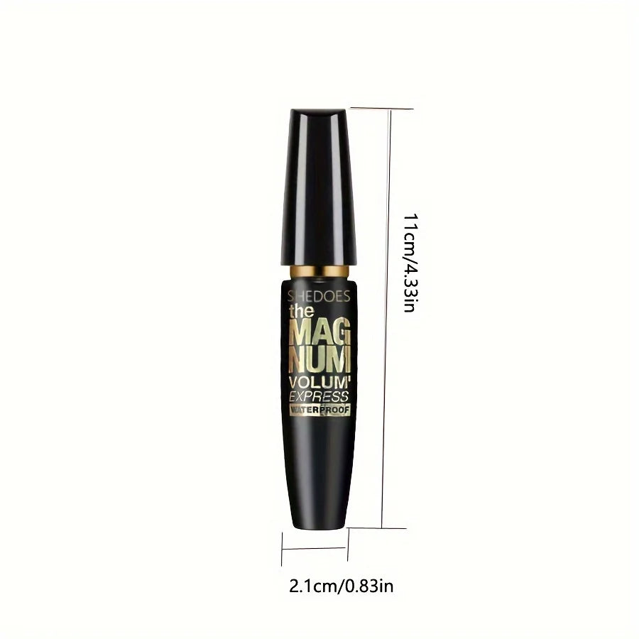 SHEDOES Volume Mascara with Hourglass Brush Wand, Lash Definition and Fuller-Looking Finish for Adult Everyday, Party and Creative Eye Makeup Routines
