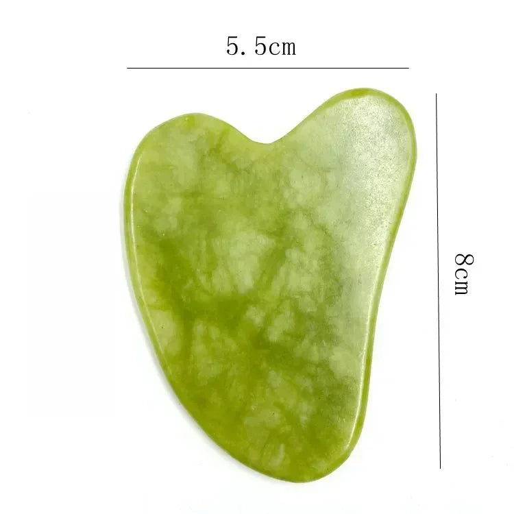 Jade Roller and Gua Sha Tool Options for Facial and Neck Massage, Manual Skincare Accessories in Individual Styles and Color-Labeled Sets for Adult Self-Care