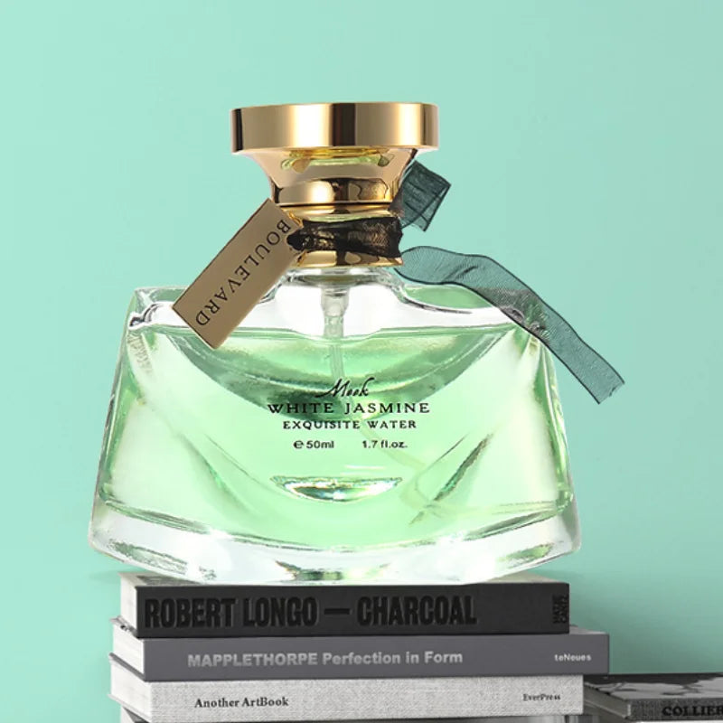 Jasmine Perfume with Listed 50ml Size, Night Jasmine or Two-Piece Package Labels and Grapefruit, Tea, Musk and Cedar Scent Notes for Unisex Fragrance Selection