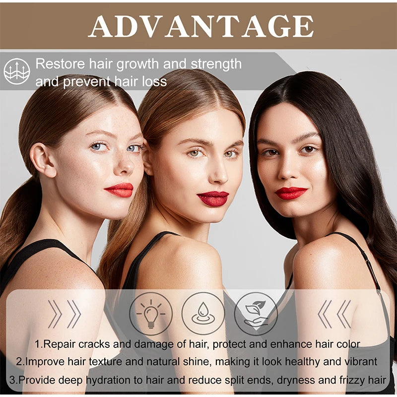 Batana Hair Care with Oil, Spray and Hair Mask Option Labels, Cosmetic Conditioning Products for Label-Guided At-Home Grooming Routines