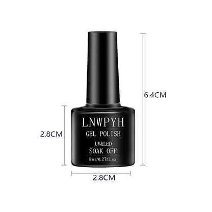 Gel Nail Polish Kit by LNWPYH with Listed 10 Polish Colors, 4 Extension Gel Colors, Base and Top Coats, UV LED Lamp and Electric Drill for Adult Nail Art