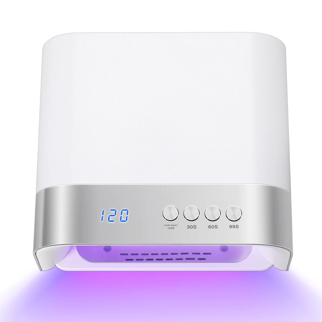 UV LED Nail Lamp Z38 with 36 Listed LEDs, Four Timer Settings and Infrared Auto Sensor, Magnetic Removable Base and White, Diamond or Red Options