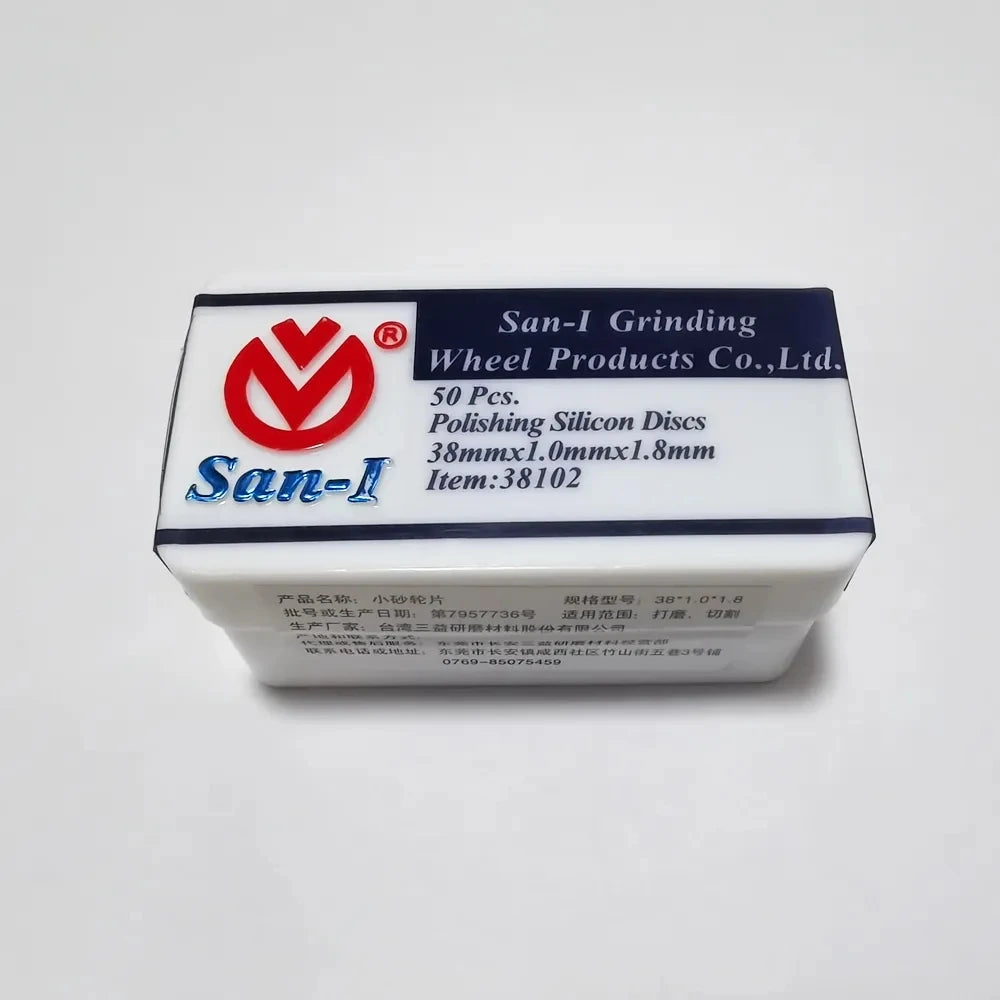 Dental Lab Polishing Discs, Resin Grinding and Separation Wheels in 22mm or 38mm Options, Boxed 40, 50 or 100-Piece Selections for Laboratory Work