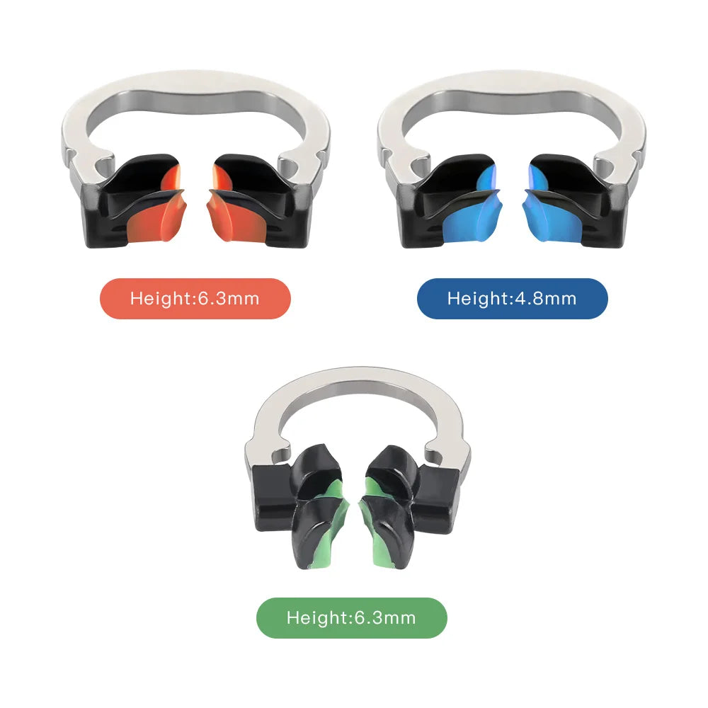 Dental Sectional Matrix Ring Options by AZDENT, Nickel-Titanium Clamping Rings with Silicone Contact Areas, Single and Combination Kit Selections