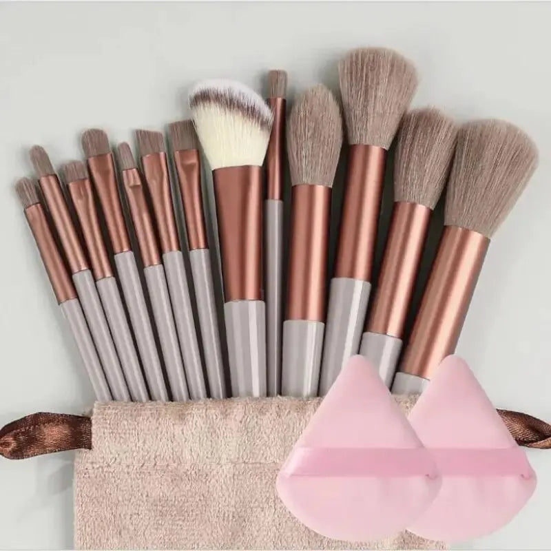 Cosmetic Makeup Brush Set with Twenty-Nine Color and Kit Labels, Foundation, Powder and Eyeshadow Blending References for Everyday Beauty and Gift Selection