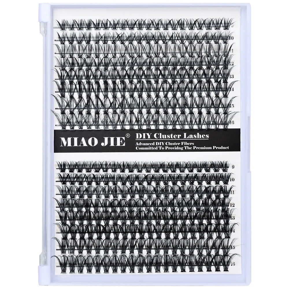 Individual Lash Clusters, 320PCS Wispy Fluffy False Eyelashes in 30D and 40D Styles with DIY Kit Options for At-Home Makeup Looks