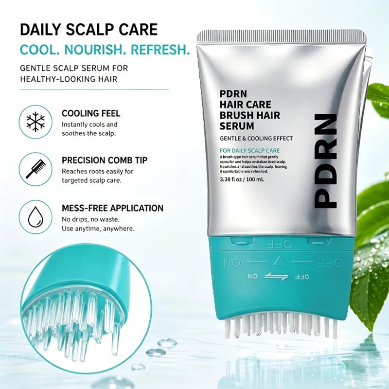 PDRN Reedle Shot Hair Serum, Listed 100ml Hair Care Essence with A, B, C and D Options for Daily Scalp Care and At-Home Grooming Routines