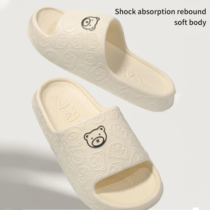 Women's EVA Slippers in Six Colors for Indoor Home and Casual Outdoor Summer Wear, House Sandals with Paired Size Options from 36-37 to 44-45