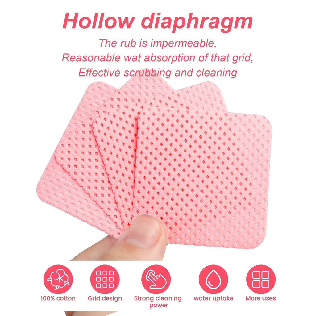 Nail Cleaning Pad Refills with Listed 1080-Piece Quantity and Lint-Free Cotton Reference, A1 to A7 Options for Home and Salon Manicure Supplies