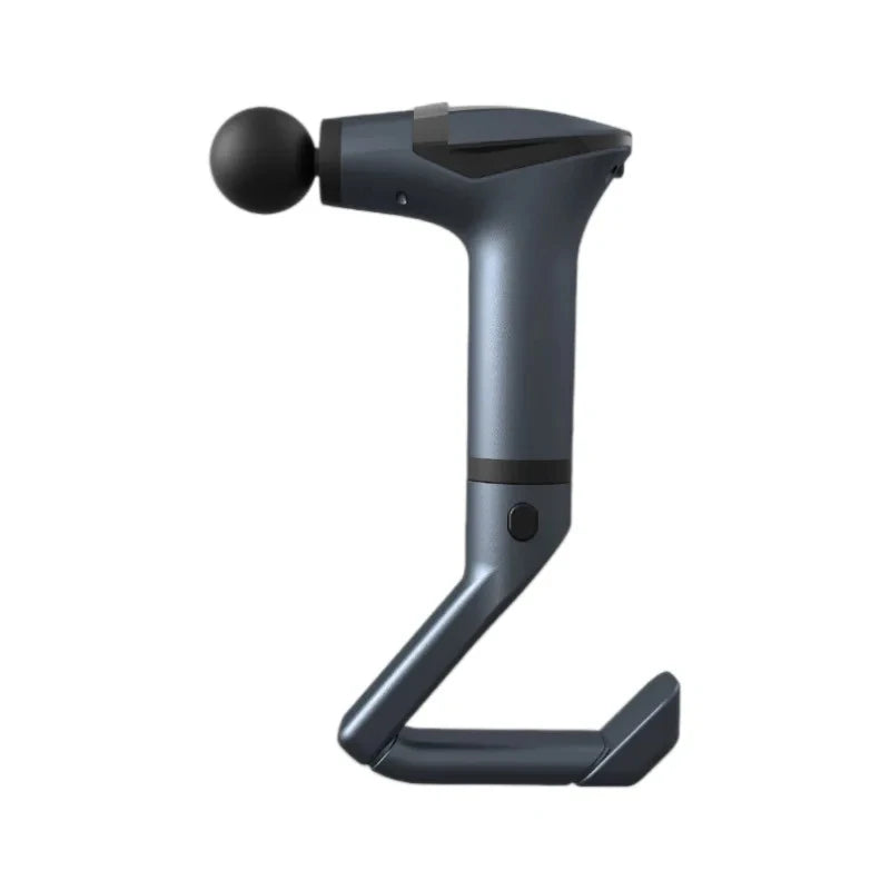 Long-Handle Massage Gun in Dark Gray with 1500mAh Battery, Type-C Charging and Listed 2600–3300rpm Motor Speed for Adult Personal Massage Routines