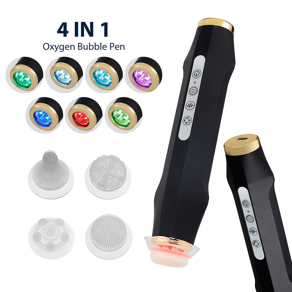 Glam Facial Pod and Capsule Gel Options for Compatible Aqua Bubble Devices, Seven Numbered Type Selections and a Separate Facial CO2 Machine Option