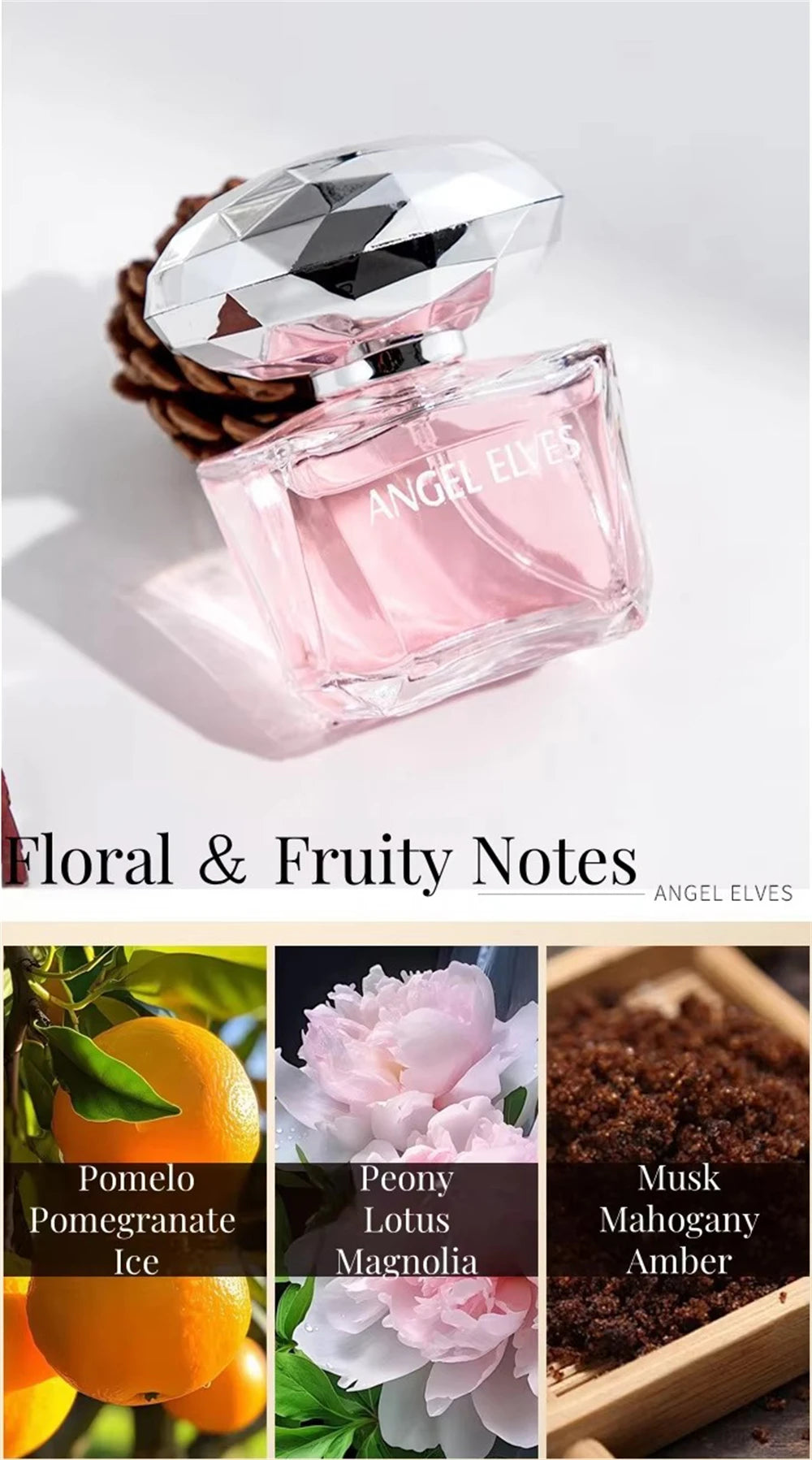 Perfume Gift Set for Women with Floral Fruity Scent References, Listed Four-Piece Gift Box and 120ml Option for Everyday Fragrance and Gift Planning