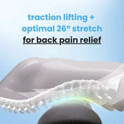 Heated Lumbar Massager with Vibration and Curved Back Support, 3-in-1 Electric Waist Pillow for Instruction-Guided Adult Home Relaxation Routines