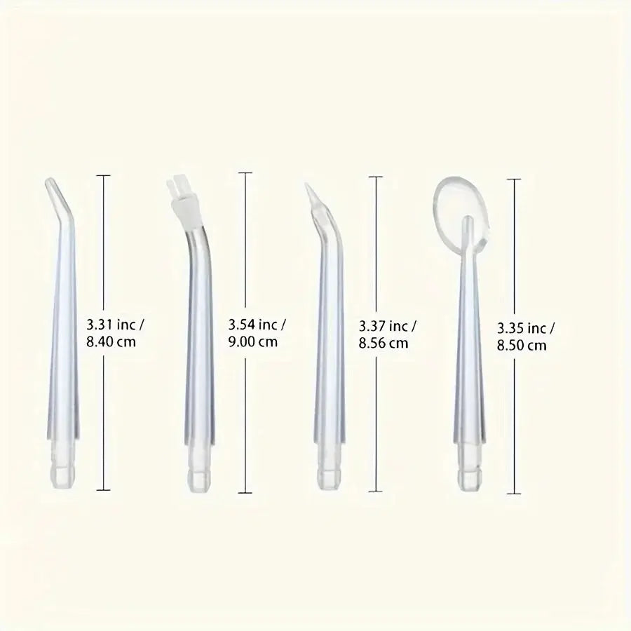 Water Flosser Replacement Nozzles, 8-Piece Oral Irrigator Tip Set for Compatible Dental Water Jet Devices and Everyday Home Oral Care Accessory Replacement