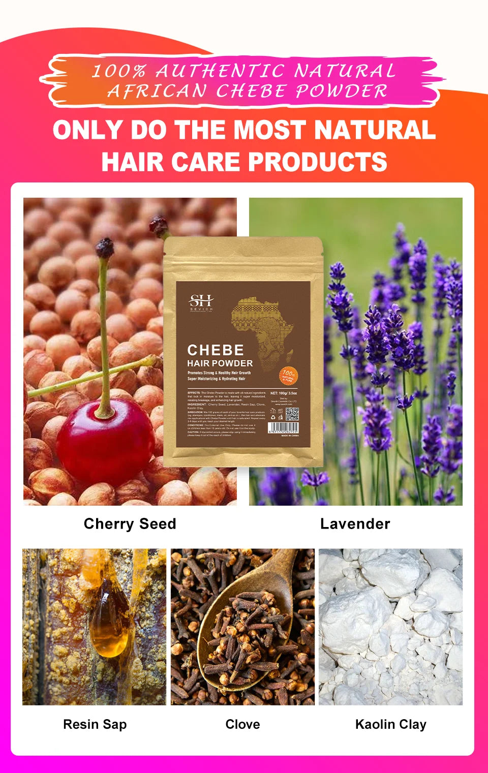 Chebe Hair Powder with One, Two or Three-Piece Pack Options for Label-Guided Cosmetic Hair Care Selection and Personal Routine Planning