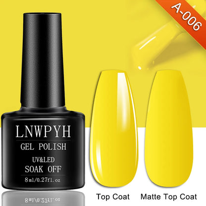 Gel Nail Polish Kit by LNWPYH with Listed 10 Polish Colors, 4 Extension Gel Colors, Base and Top Coats, UV LED Lamp and Electric Drill for Adult Nail Art