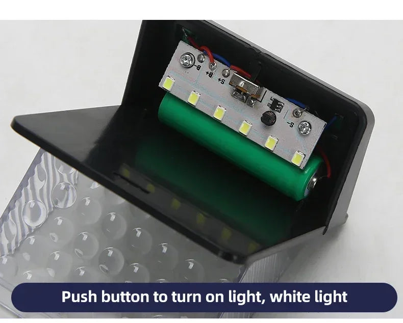 Outdoor Solar Wall Light Options for Garden Fences, Courtyards and Exterior Walls, with Listed 6-LED Non-Sensor and 30-LED PIR Motion Sensor Designs