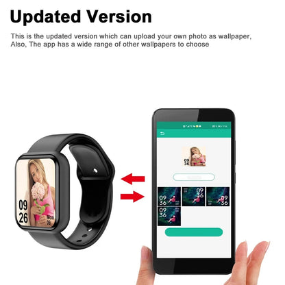 USB Charging Smart Watch with Step Counter, Music Control and Circular Touch Button, Soft Silicone Fitness Bracelet in Black, Pink, White or Silver