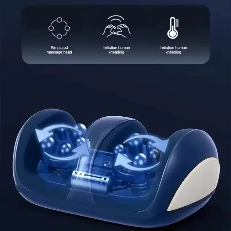 Electric Foot and Leg Massager with EU Plug, Ivory or MULTI Options and Listed Warm-Sole Reference for Instruction-Guided At-Home Personal Massage Routines