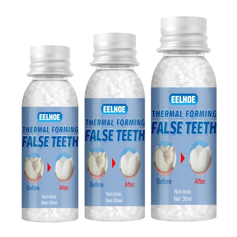 Resin Denture Solid Glue with 10ML, 20ML or 30ML Option Labels, Source-Described Temporary Dental Material Requiring Professional Suitability Review