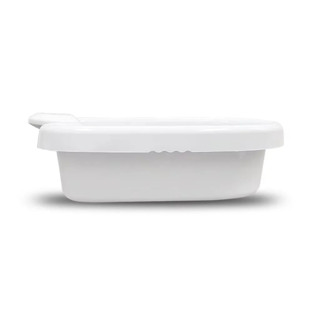 Foot Soaking Basin with Raised Circular Dots, Basin-Only Foot Bath Container for Seated Home Personal-Care Routines, No Foot Spa Machine Included