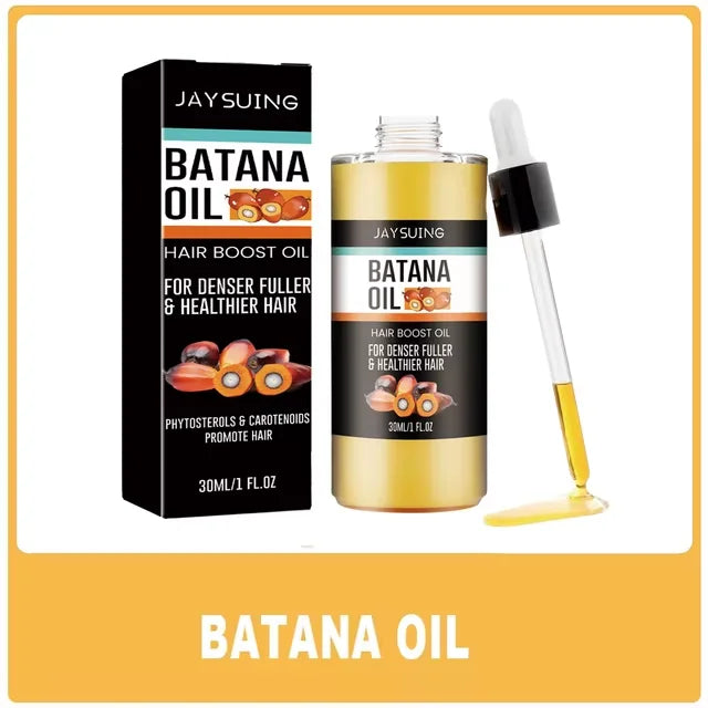 Batana Hair Care with Oil, Spray and Hair Mask Option Labels, Cosmetic Conditioning Products for Label-Guided At-Home Grooming Routines
