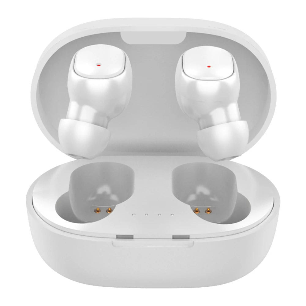 A6S Wireless Bluetooth Earphones, Bluetooth 5.0 Stereo Audio with Touch Control and Five Color Options for Compatible Phone Music and Everyday Calls