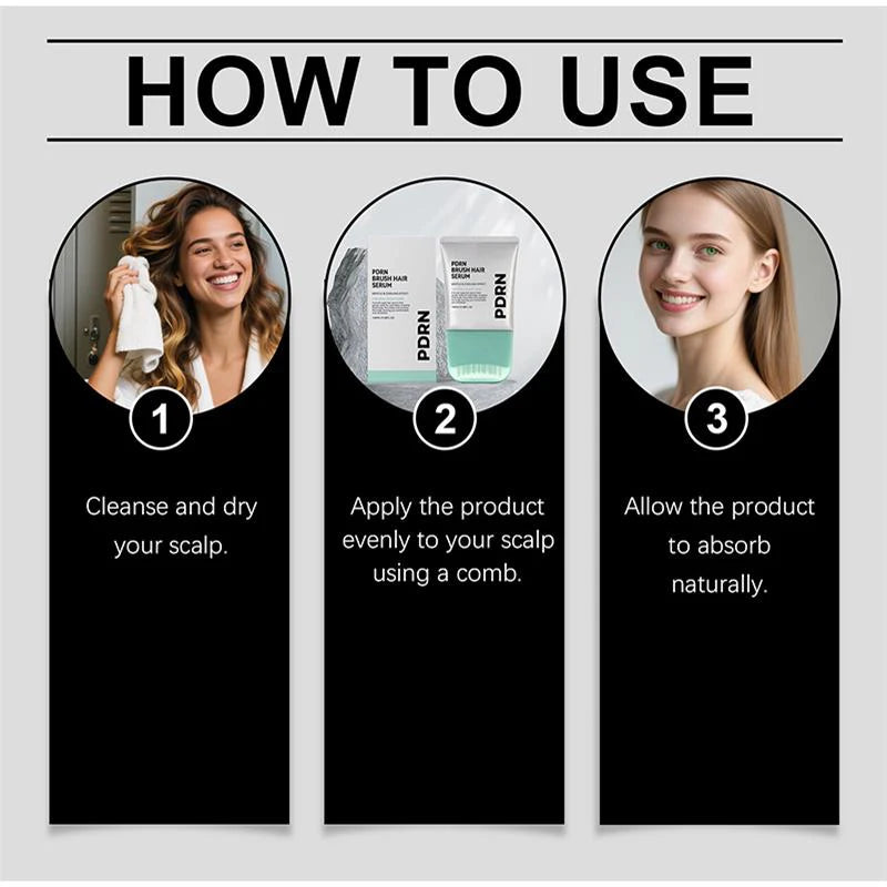 PDRN Reedle Shot Hair Serum, Listed 100ml Hair Care Essence with A, B, C and D Options for Daily Scalp Care and At-Home Grooming Routines