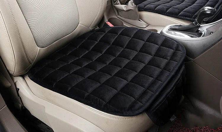 Winter Car Seat Cushion, 50 x 50cm Flocking Cloth Seat Pad with Listed Anti-Slip and Breathable Design in Six Colors for Compatible Vehicle Seats
